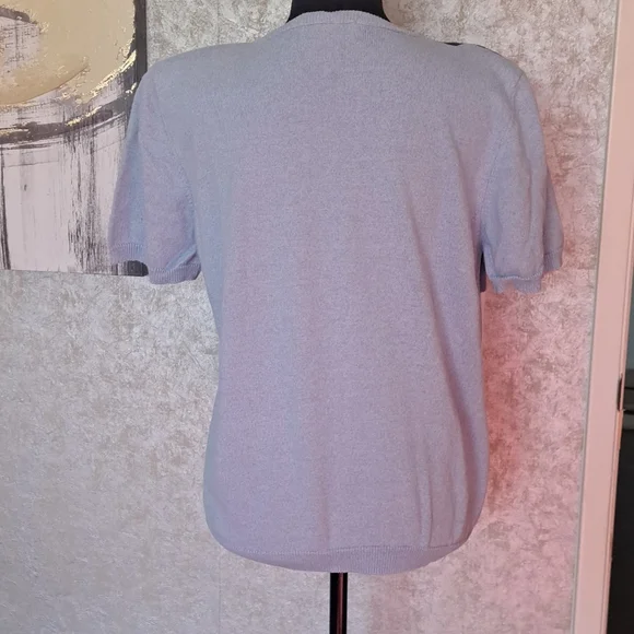 Vintage Alfred Dunner Size Small Multi Colored Floral Sweater - Picture 3 of 4